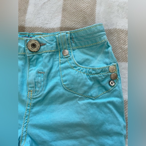 Faded Glory Aqua Blue Girls Shorts - Picture 2 of 5